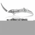 Tool 5 in. Sailors Knife with Aluminum Handle TO3336386